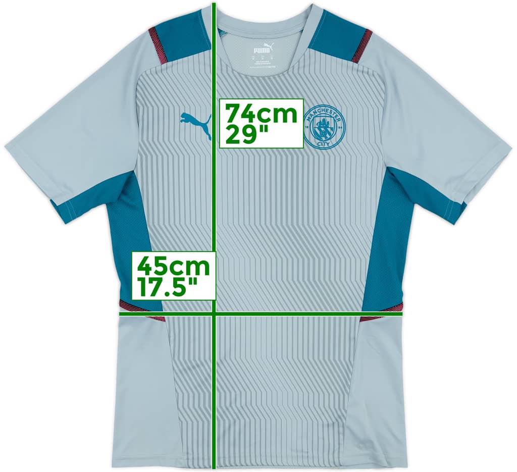2021-22 Manchester City Puma Training Shirt - 10/10 - (M)