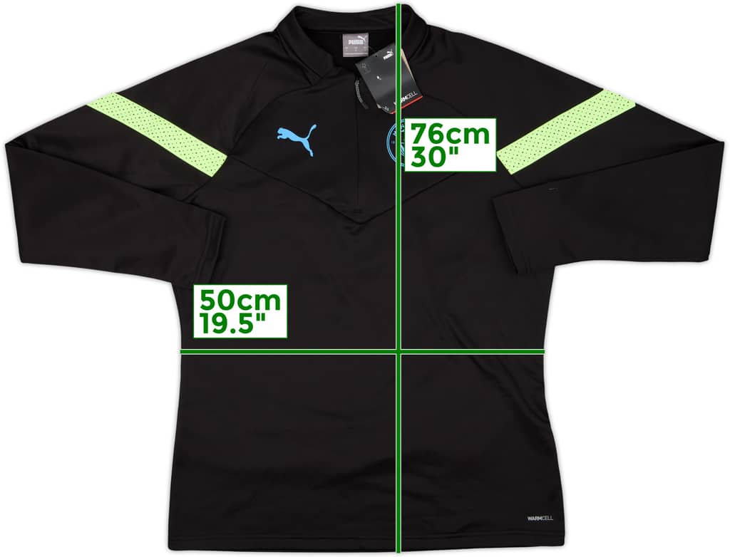 2022-23 Manchester City Puma 1/4 Zip Training Top (L)