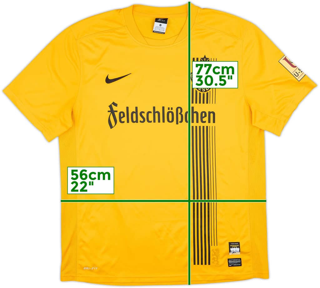 2014-15 Dynamo Dresden Home Shirt - 9/10 - (XL)