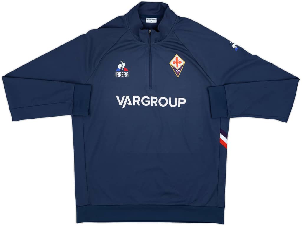 2016-17 Fiorentina Le Coq Sportif 1/4 Zip Training Top - 6/10 - (XL)