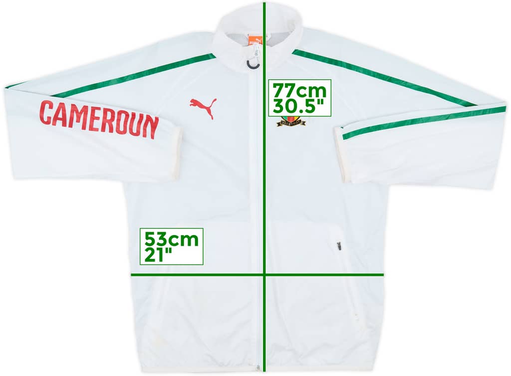 2012-14 Cameroon Puma Track Jacket - 7/10 - (M)