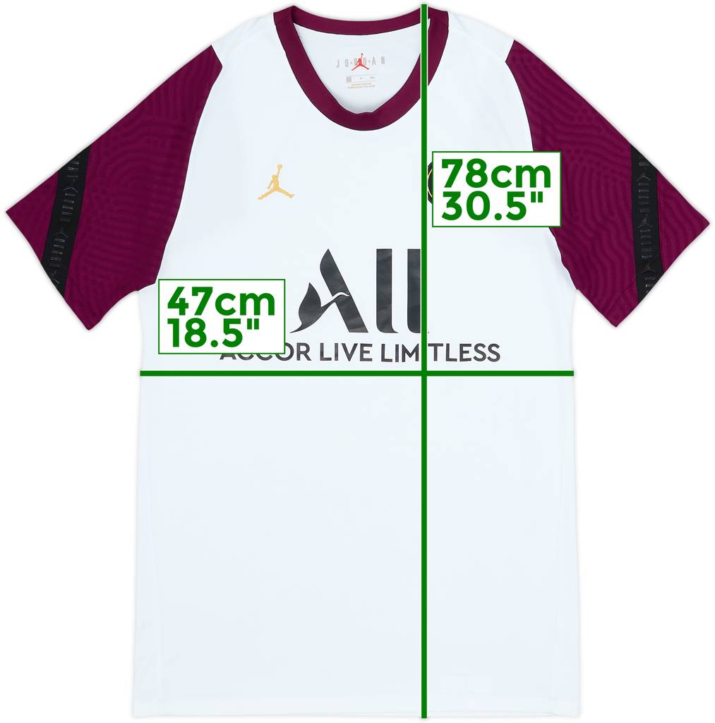2020-21 Paris Saint-Germain Nike Jordan Training Shirt - 8/10 - (S)