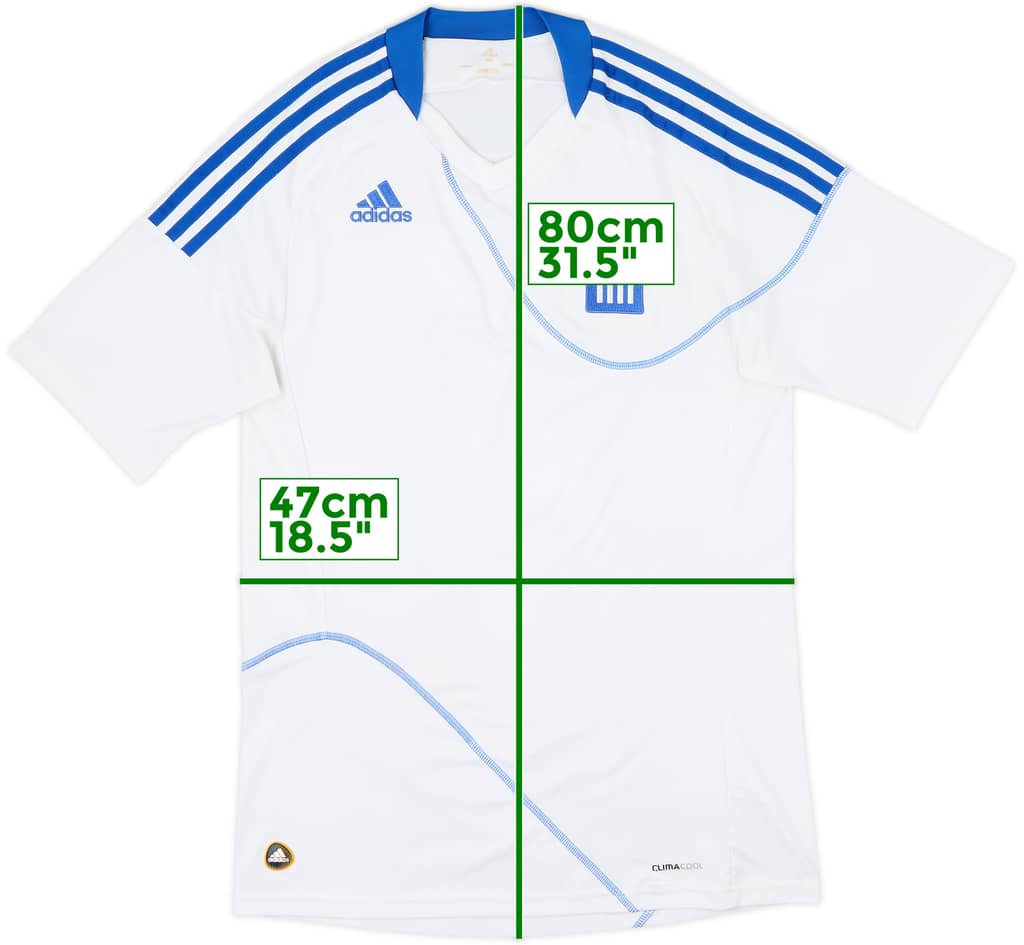 2010-11 Greece Home Shirt - 8/10 - (M)
