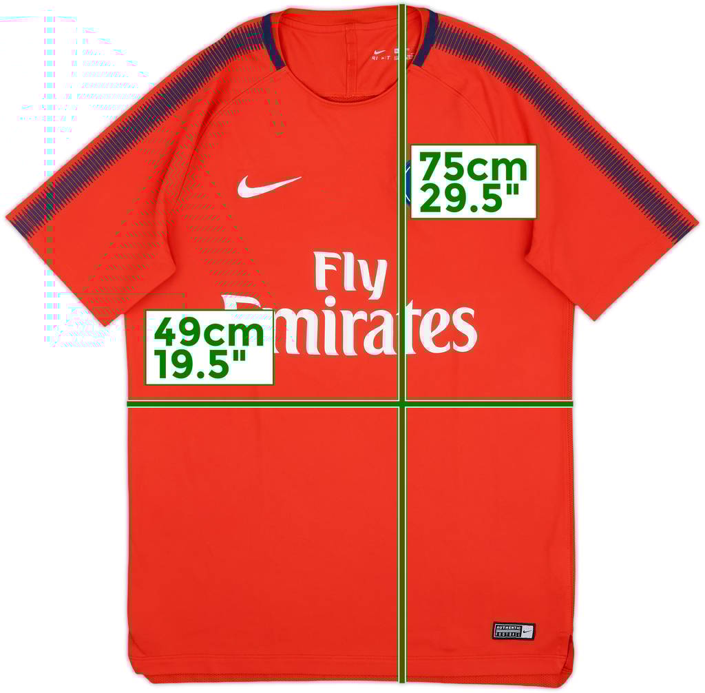 2017-18 Paris Saint-Germain Nike Training Shirt - 7/10 - (XL)