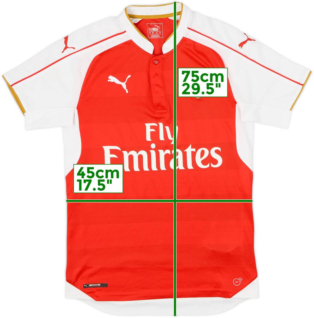 2015-16 Arsenal Home Shirt - 4/10 - (S)