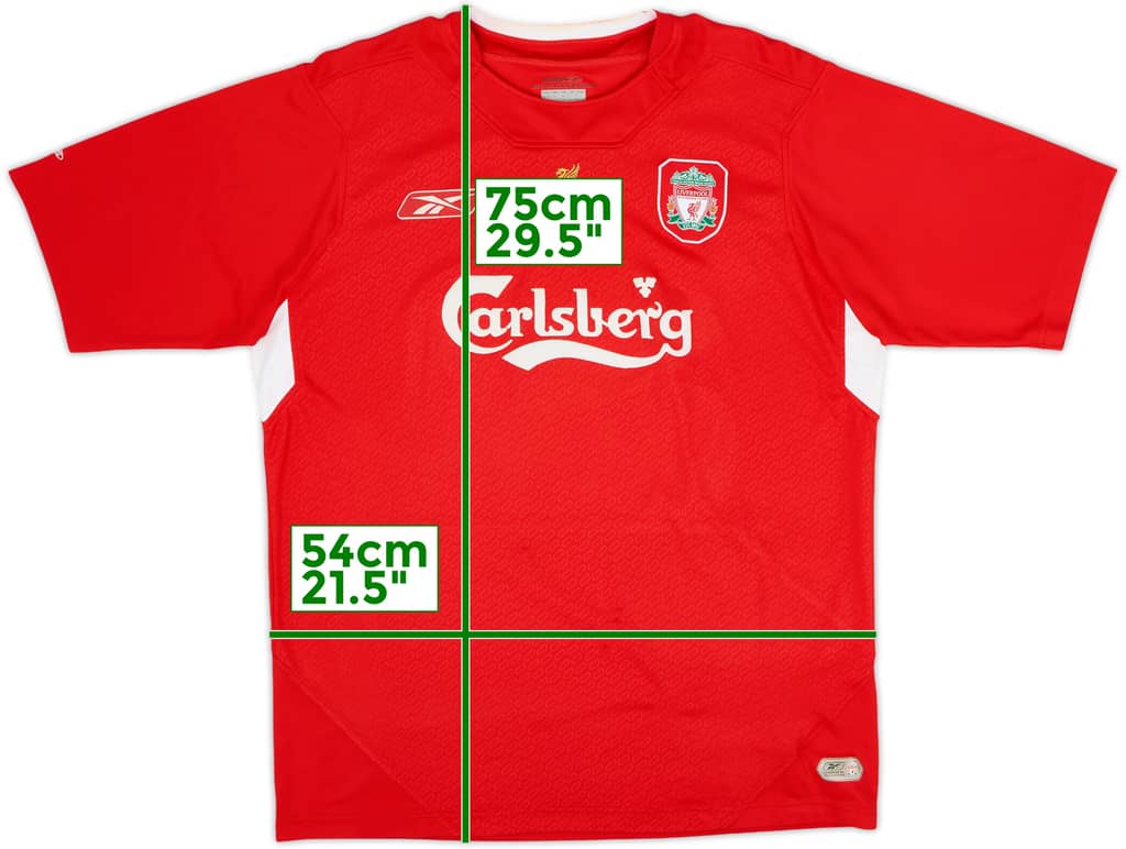 2004-06 Liverpool 'Carling Cup Final' Home Shirt - 5/10 - (L)