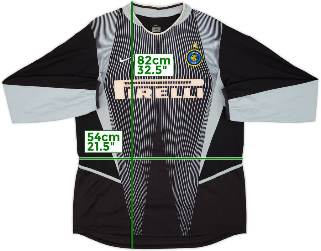 2002-03 Inter Milan GK Shirt - 6/10 - (L)