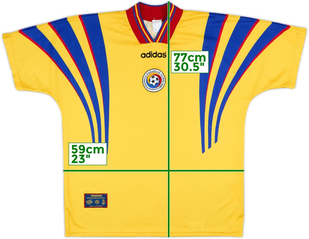1996-98 Romania Home Shirt - 8/10 - (XXL)