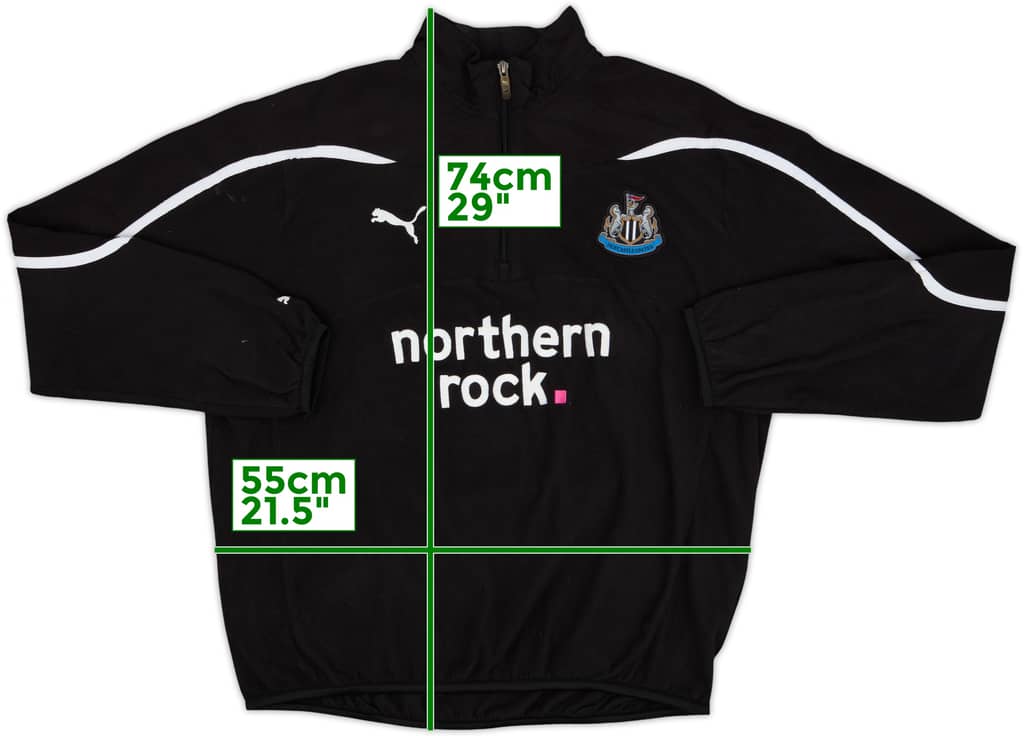 2010-11 Newcastle Puma 1/4 Zip Fleece Top - 8/10 - (XL)