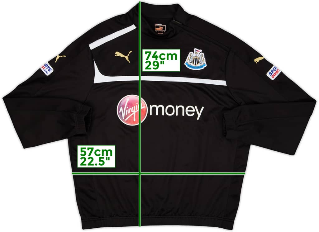 2012-13 Newcastle United Puma 1/4 Zip Drill Top - 9/10 - (XL)
