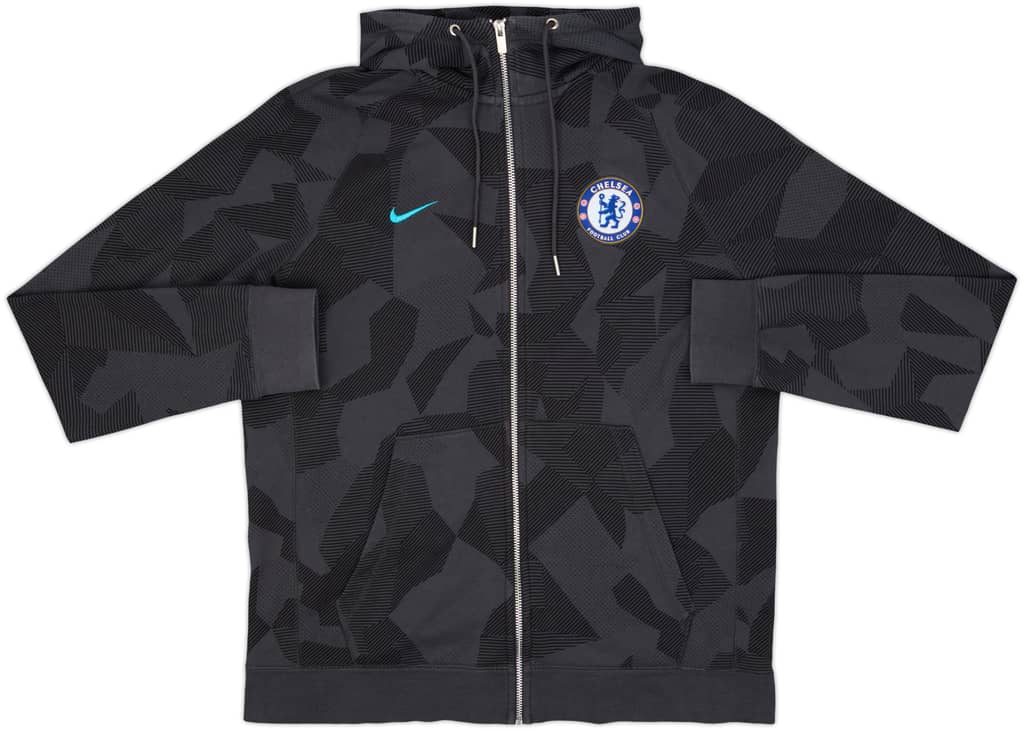 2017-18 Chelsea Nike Hooded Track Jacket - 8/10 - (L)