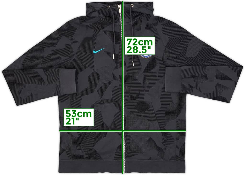 2017-18 Chelsea Nike Hooded Track Jacket - 8/10 - (L)