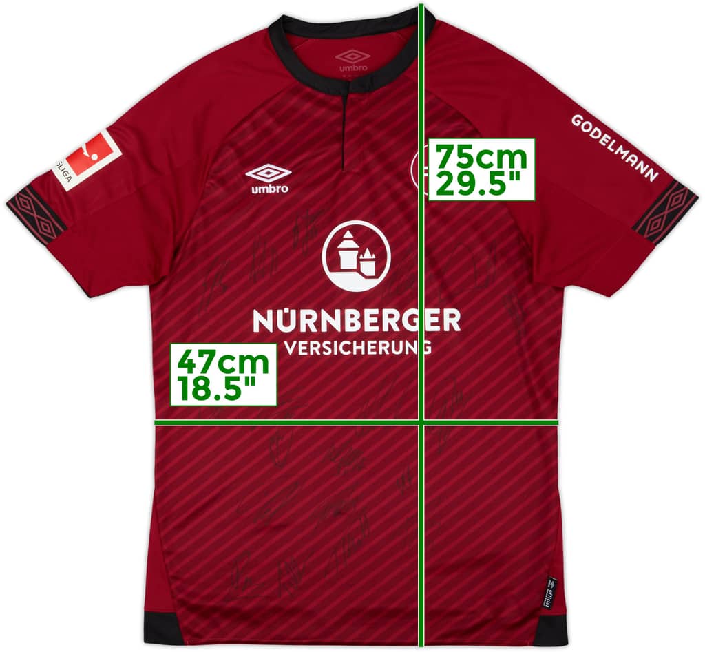 2018-19 Nurnberg Signed Home Shirt - 9/10 - (M)
