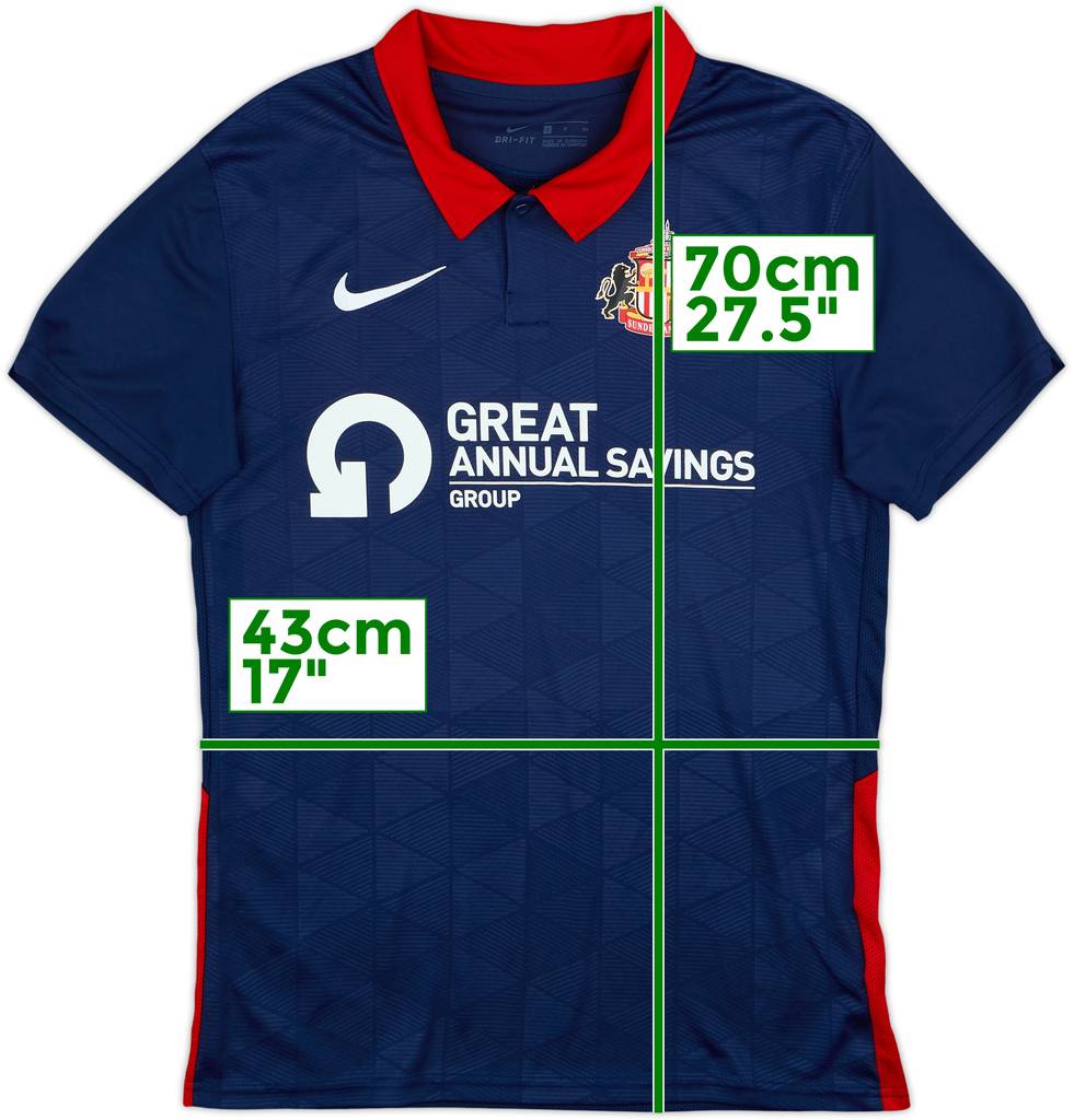 2020-21 Sunderland Away Shirt - 9/10 - (S)