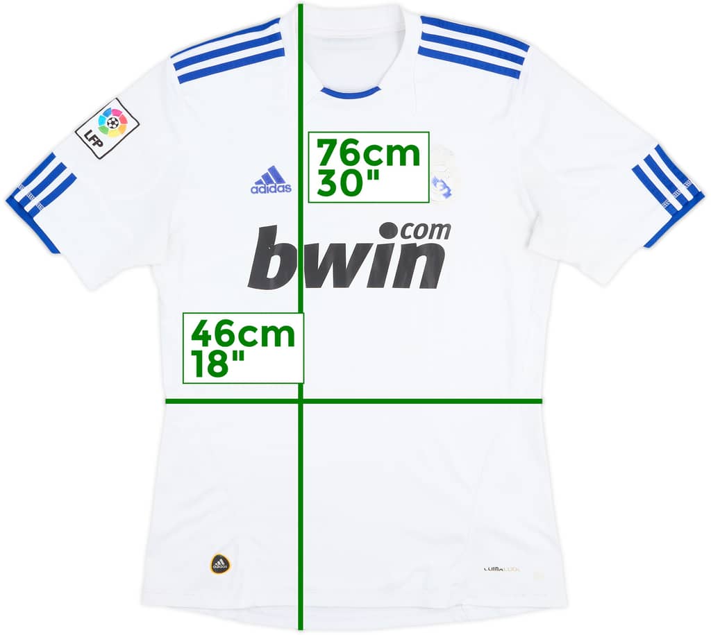 2010-11 Real Madrid Home Shirt - 4/10 - (M)
