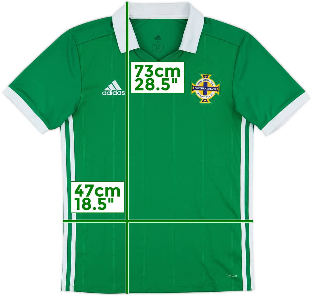 2018-19 Northern Ireland Home Shirt - 8/10 - (S)