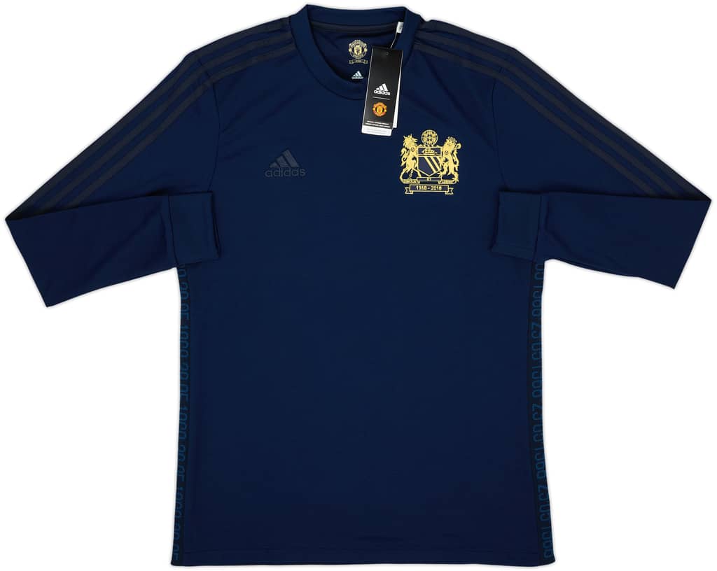 2018-19 Manchester United adidas Retro '1968' L/S Shirt (M)