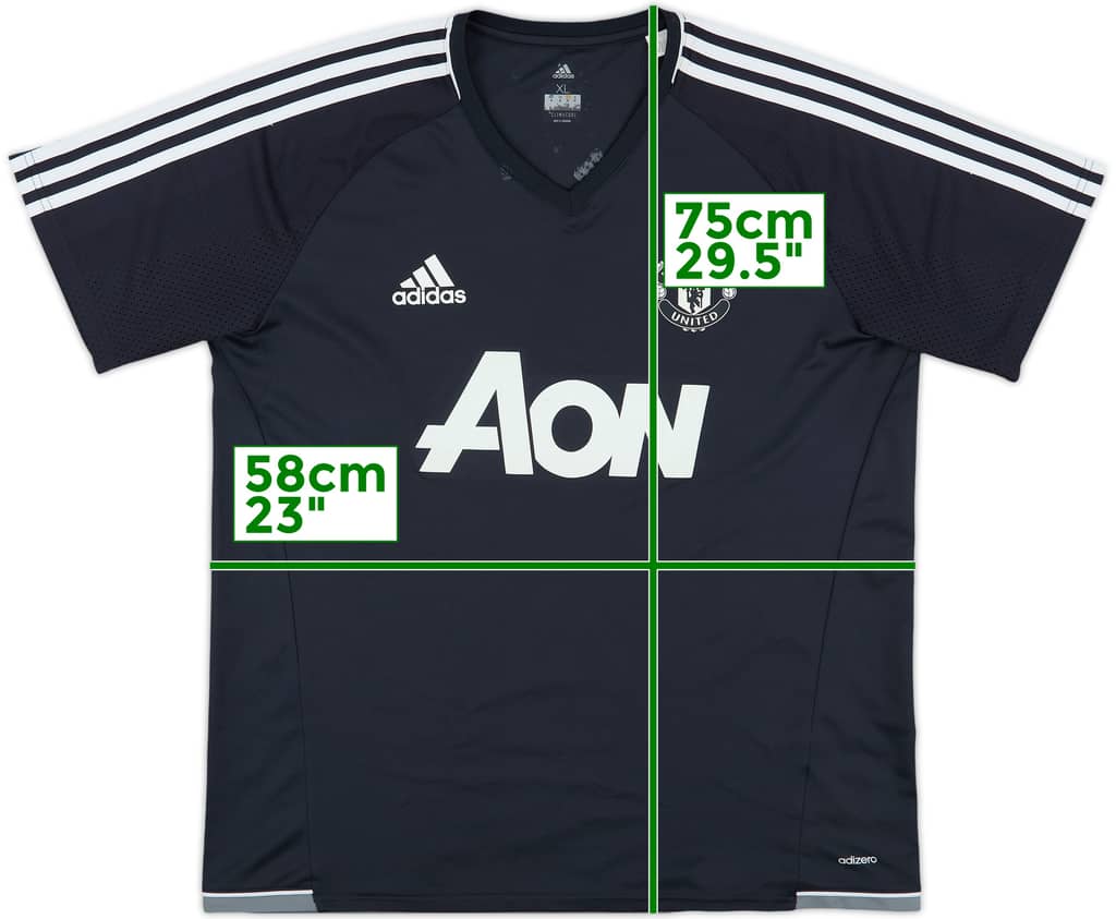 2017-18 Manchester United adidas Training Shirt - 7/10 - (XL)