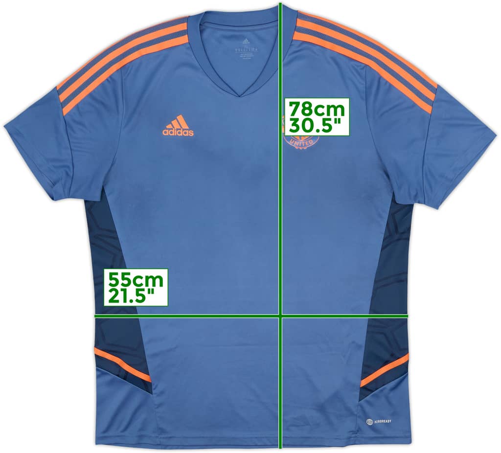 2022-23 Manchester United adidas Training Shirt - 5/10 - (XL)