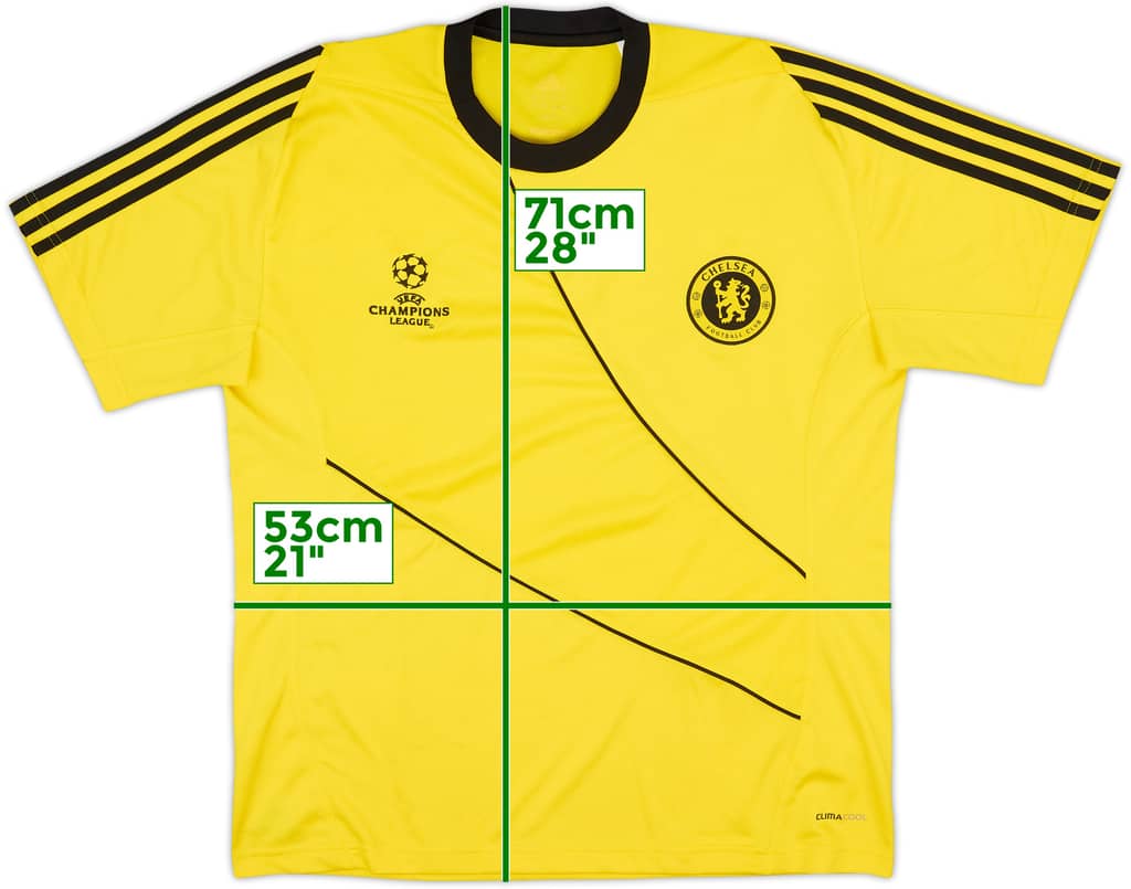 2012-13 Chelsea CL adidas Training Shirt - 8/10 - (L)