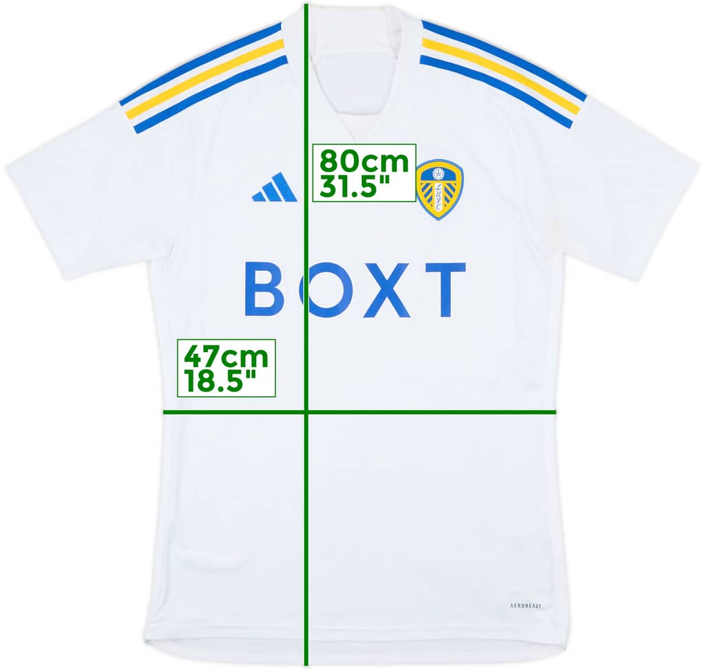 2023-24 Leeds United Home Shirt - 5/10 - (M)