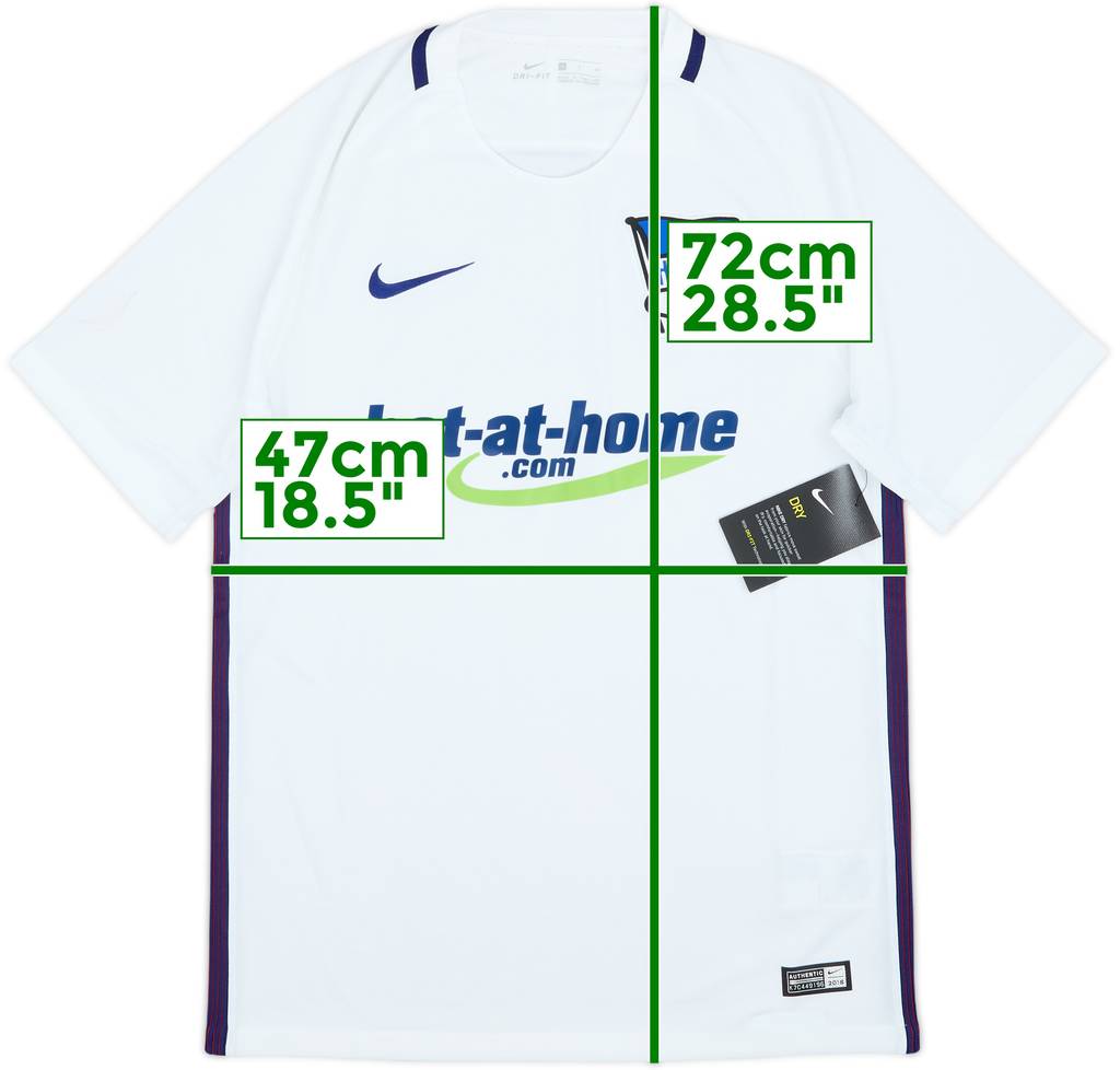 Camiseta de visitante de Hertha Berlin 2016-17 (S)