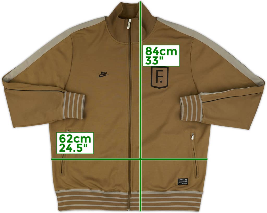 2011-12 France Nike Track Jacket - 8/10 - (XXL)