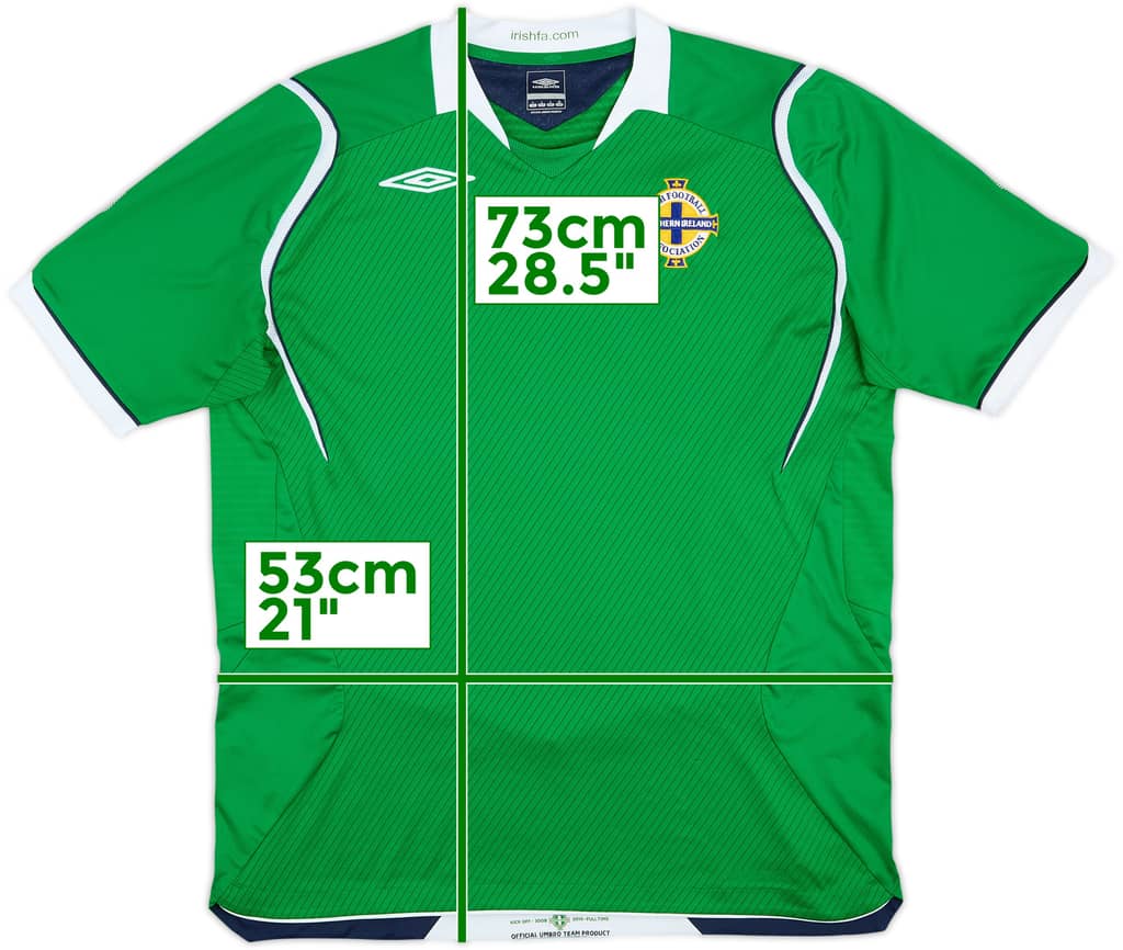 2008-10 Northern Ireland Home Shirt - 5/10 - (L)