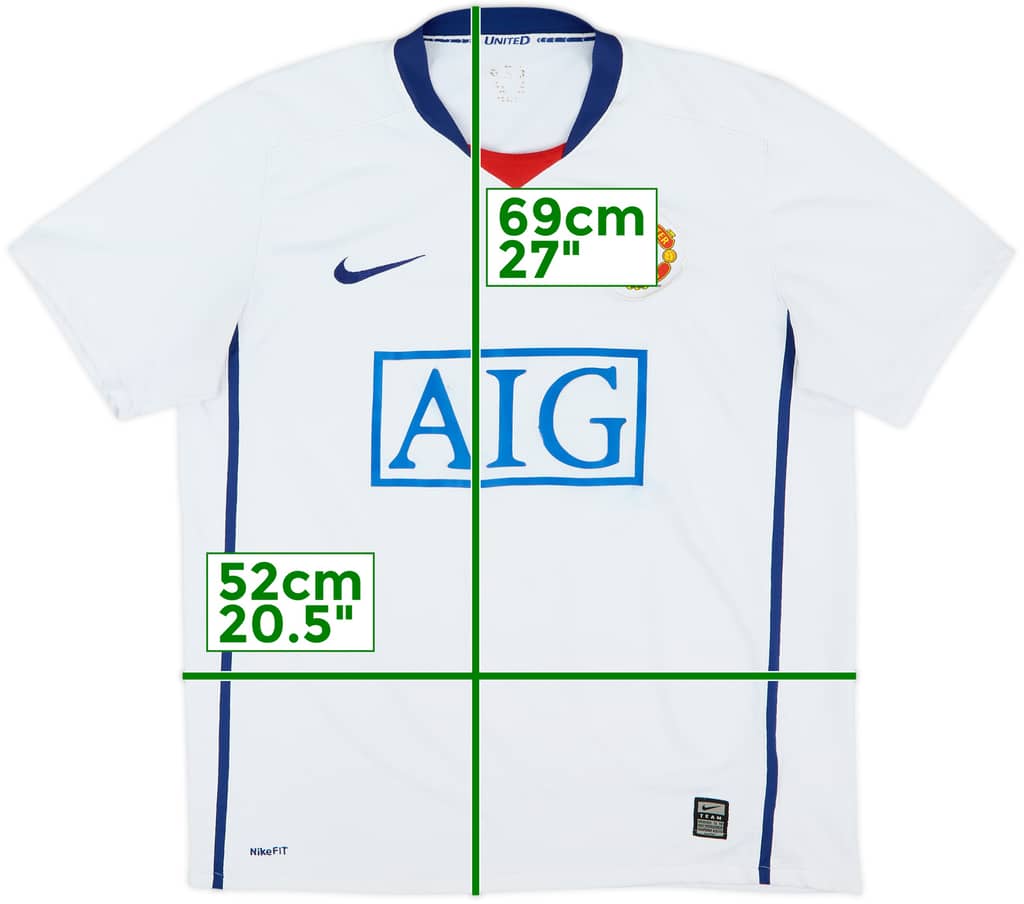 2008-10 Manchester United Away Shirt - 4/10 - (M)