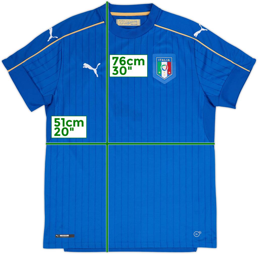 2016-17 Italy Home Shirt - 6/10 - (L)