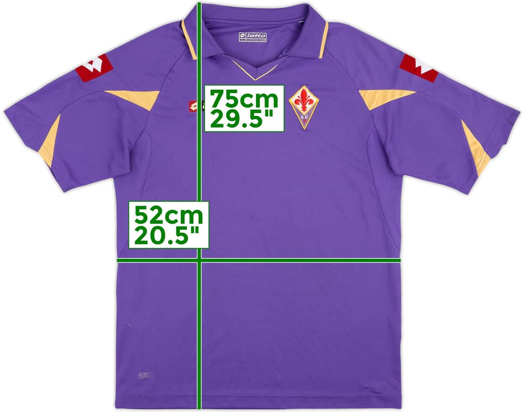 2010-11 Fiorentina Home Shirt - 6/10 - (XL)