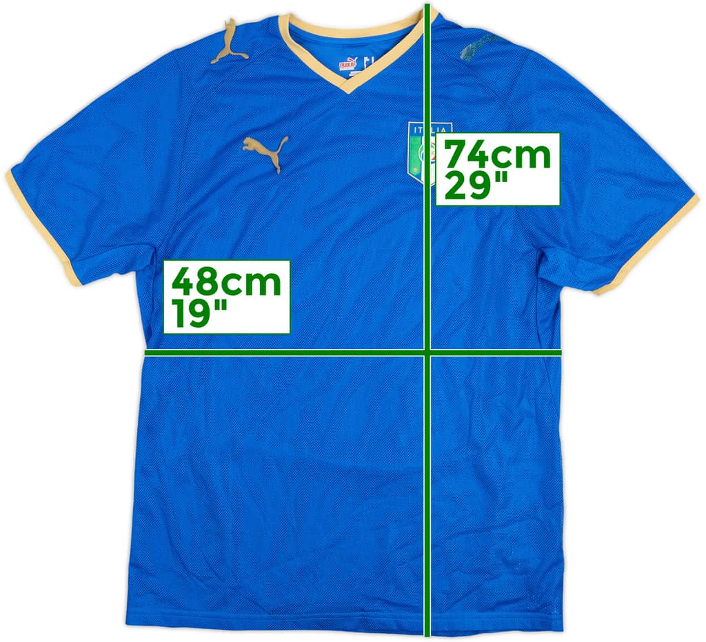 2007-08 Italy Home Shirt - 4/10 - (M)