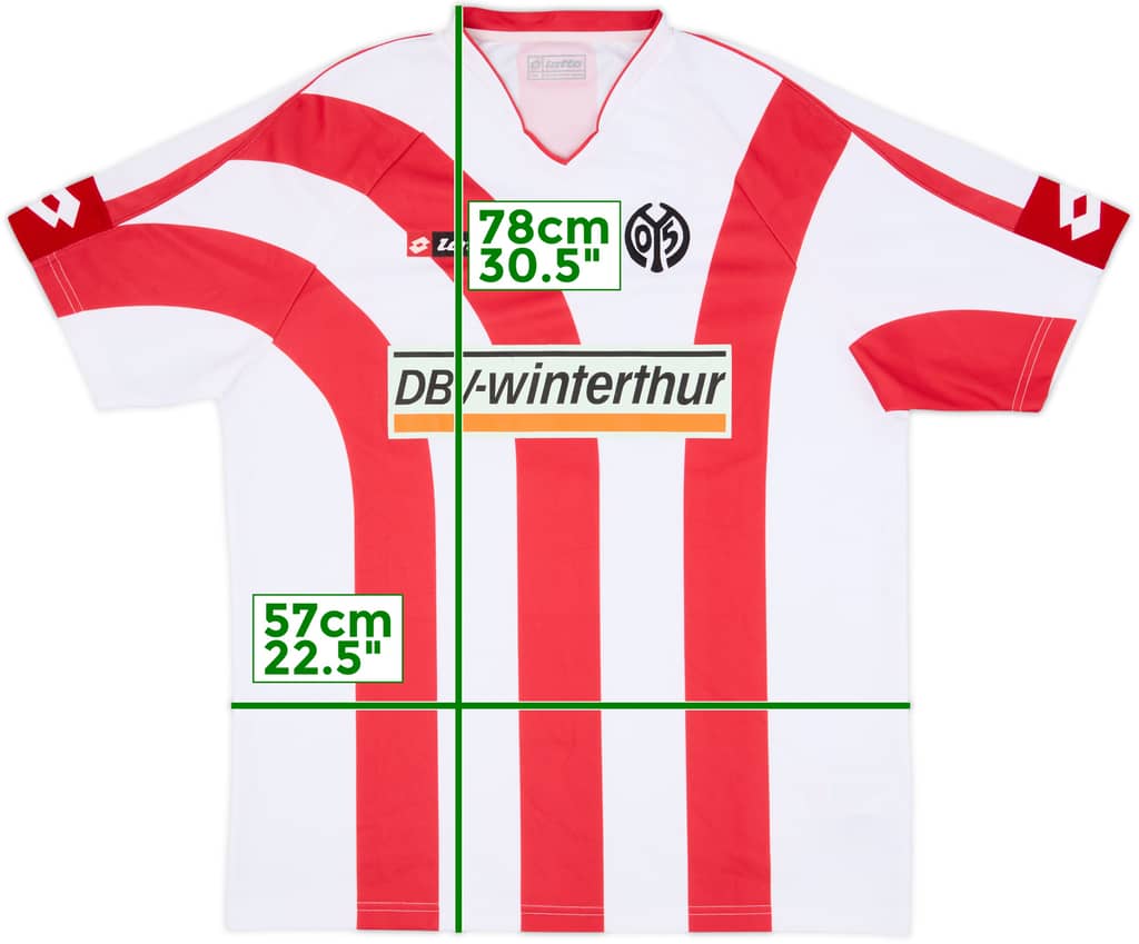 2006-07 FSV Mainz Home Shirt - 7/10 - (XL)