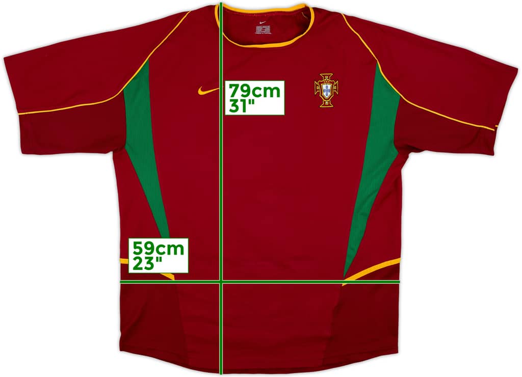 2002-04 Portugal Home Shirt - 5/10 - (XL)