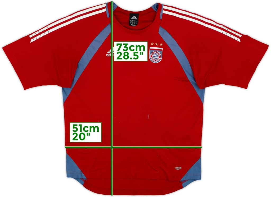 2005-06 Bayern Munich adidas Training Shirt - 6/10 - (L)
