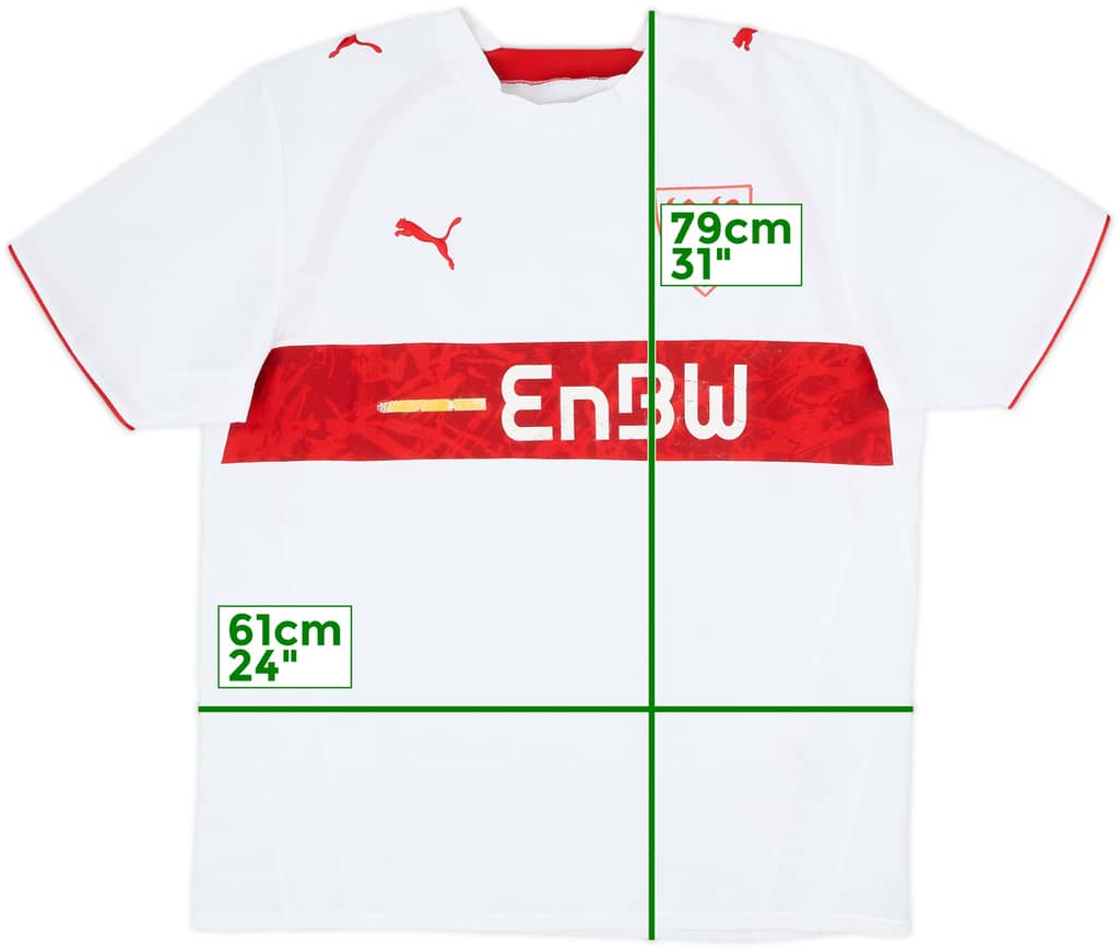2006-07 Stuttgart Home Shirt - 5/10 - (XL)