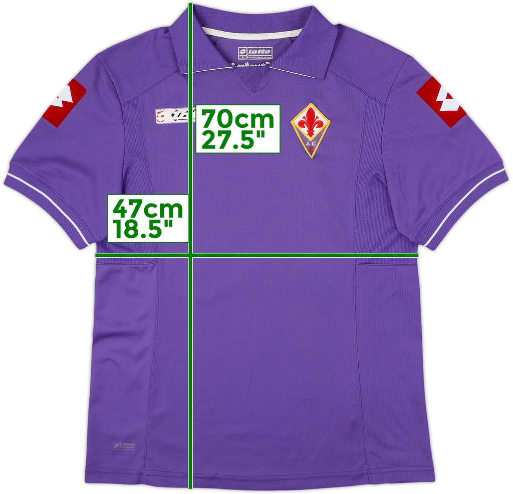2011-12 Fiorentina Home Shirt - 5/10 - (S)