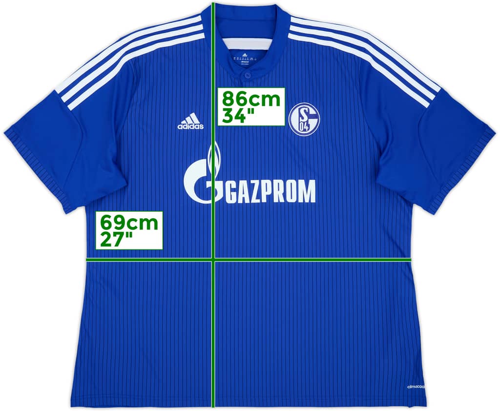 2014-16 Schalke Home Shirt - 5/10 - (3XL)