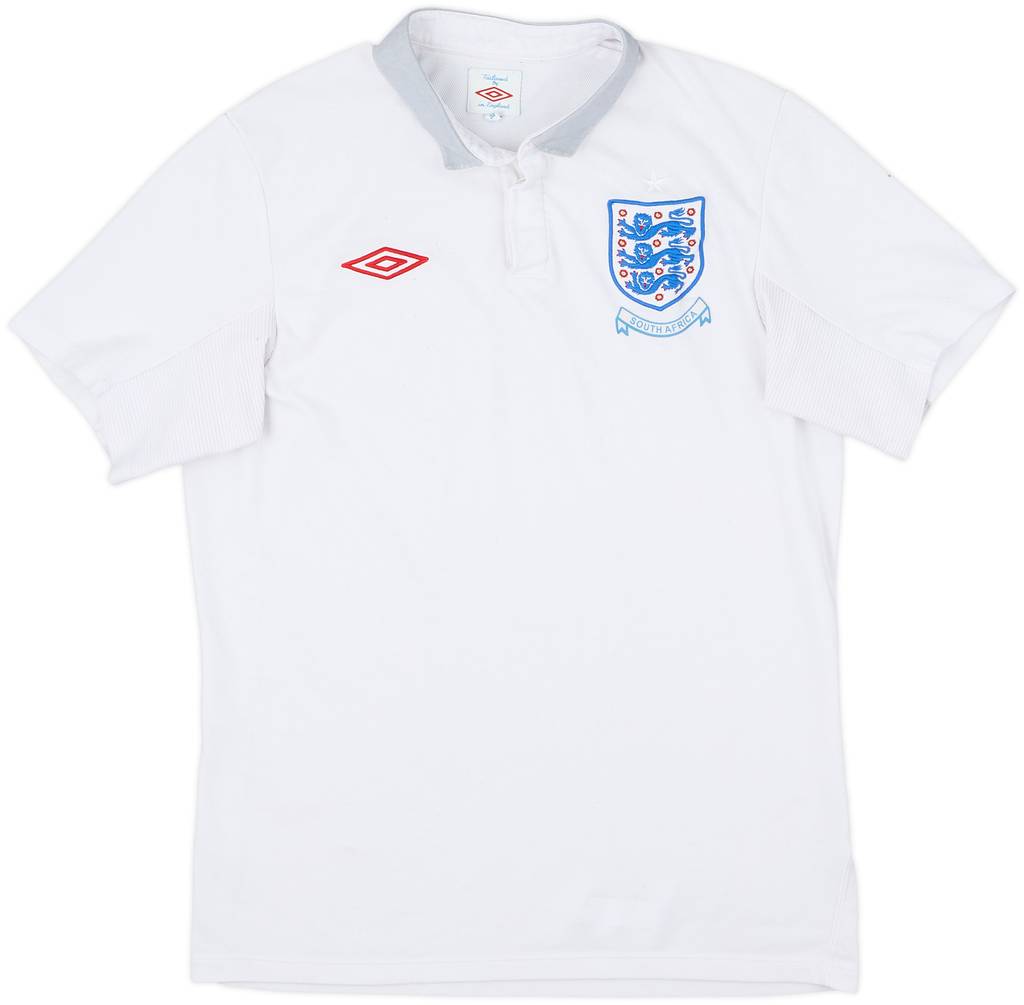 2009-10 England Home Shirt - 5/10 - (M)