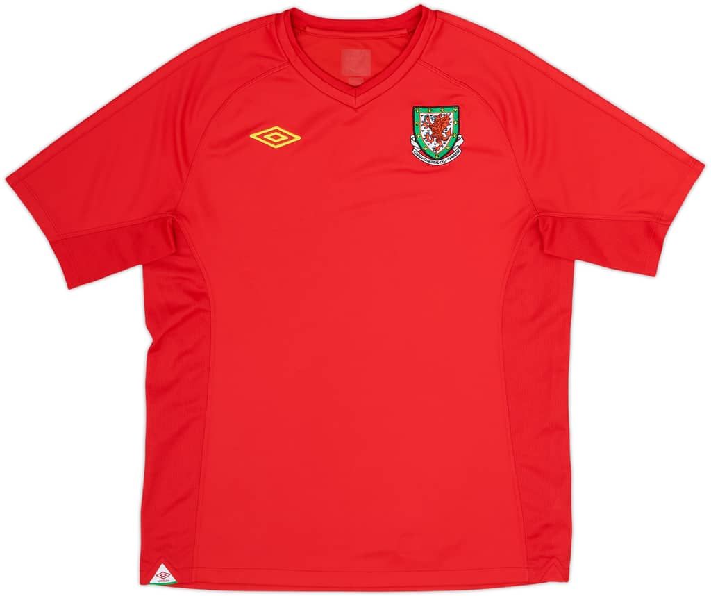 2010-11 Wales Home Shirt - 8/10 - (L)