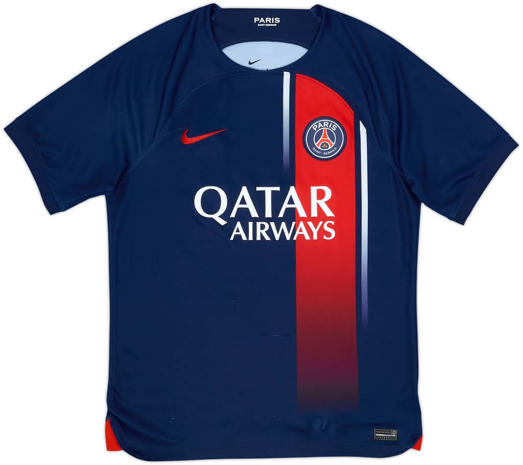 2023-24 Paris Saint-Germain Home Shirt - 8/10 - (M)