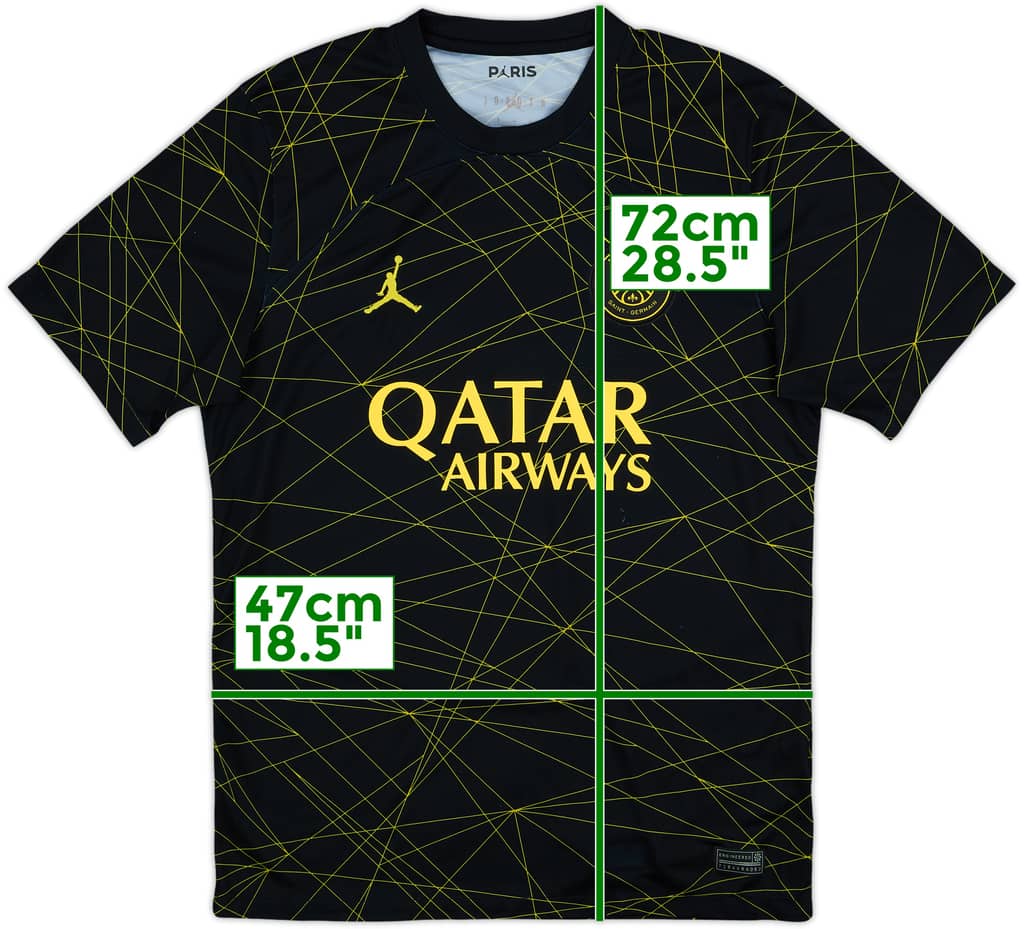 2022-23 Paris Saint-Germain Cuarta Camiseta - 8/10 - (M)
