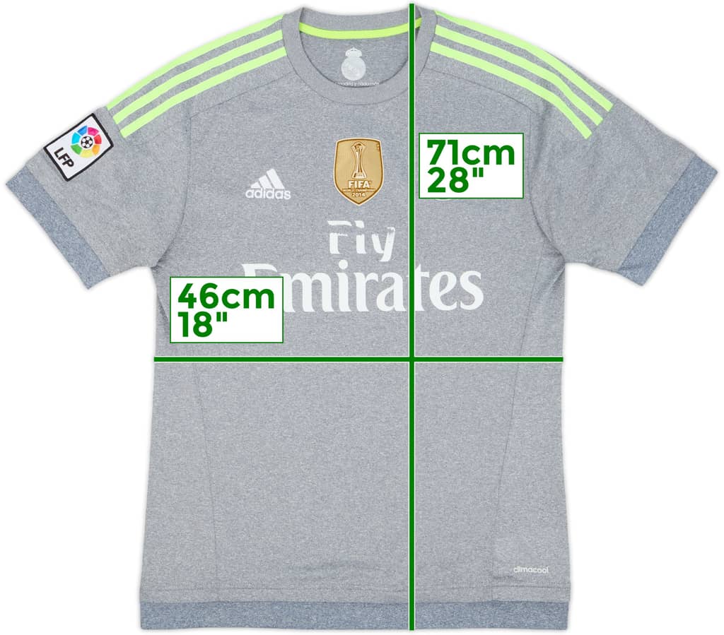 2015-16 Real Madrid Away Shirt - 5/10 - (S)