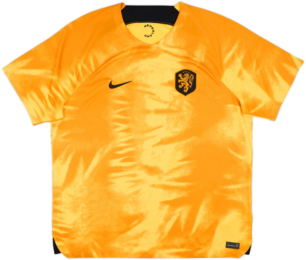 2022-23 Netherlands Home Shirt - 9/10 - (XXL)