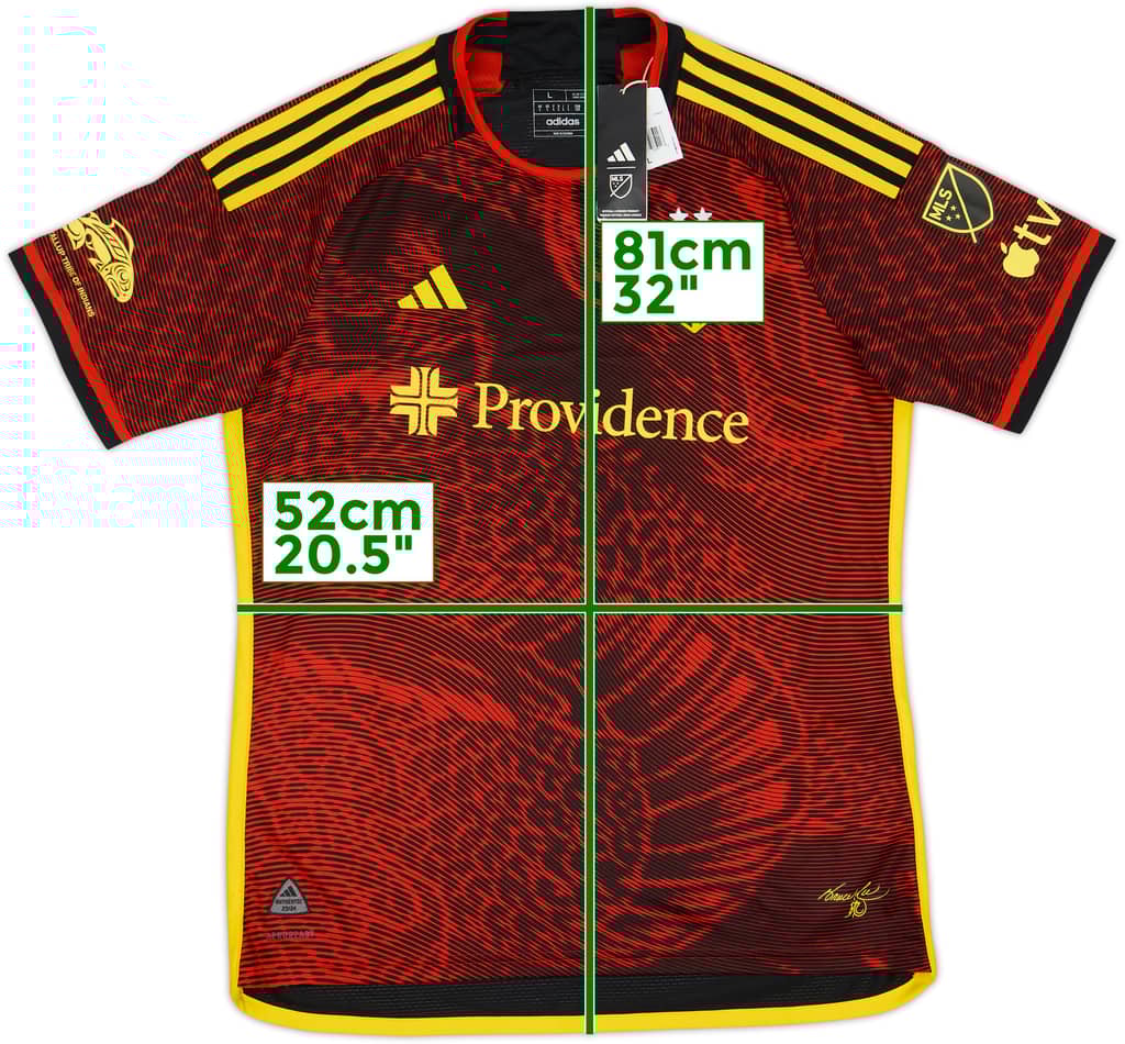 Camiseta auténtica de local del Seattle Sounders 2024-25 (L)