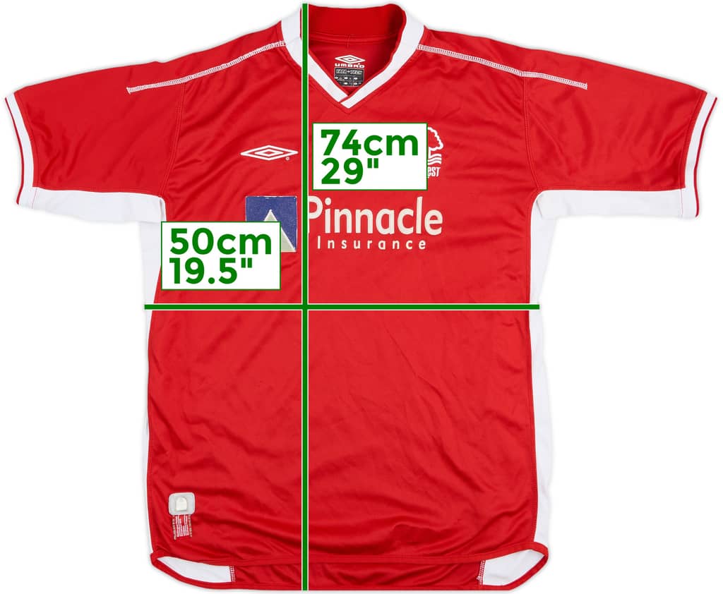 2002-03 Nottingham Forest Home Shirt - 8/10 - (L)