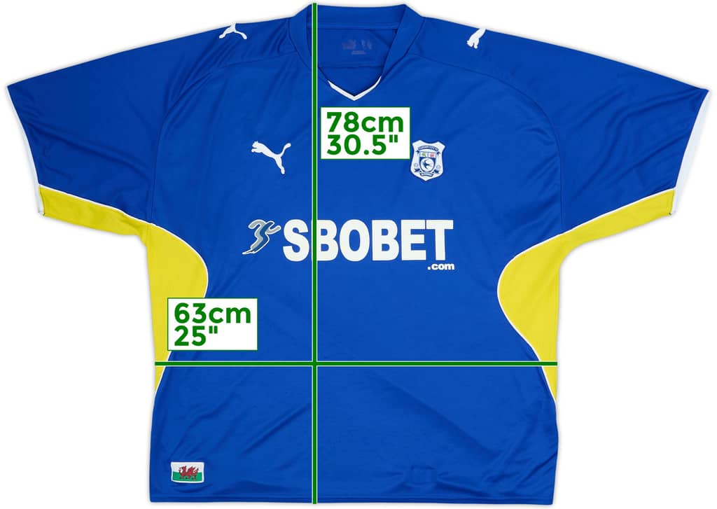 2009-10 Cardiff Home Shirt - 7/10 - (3XL)