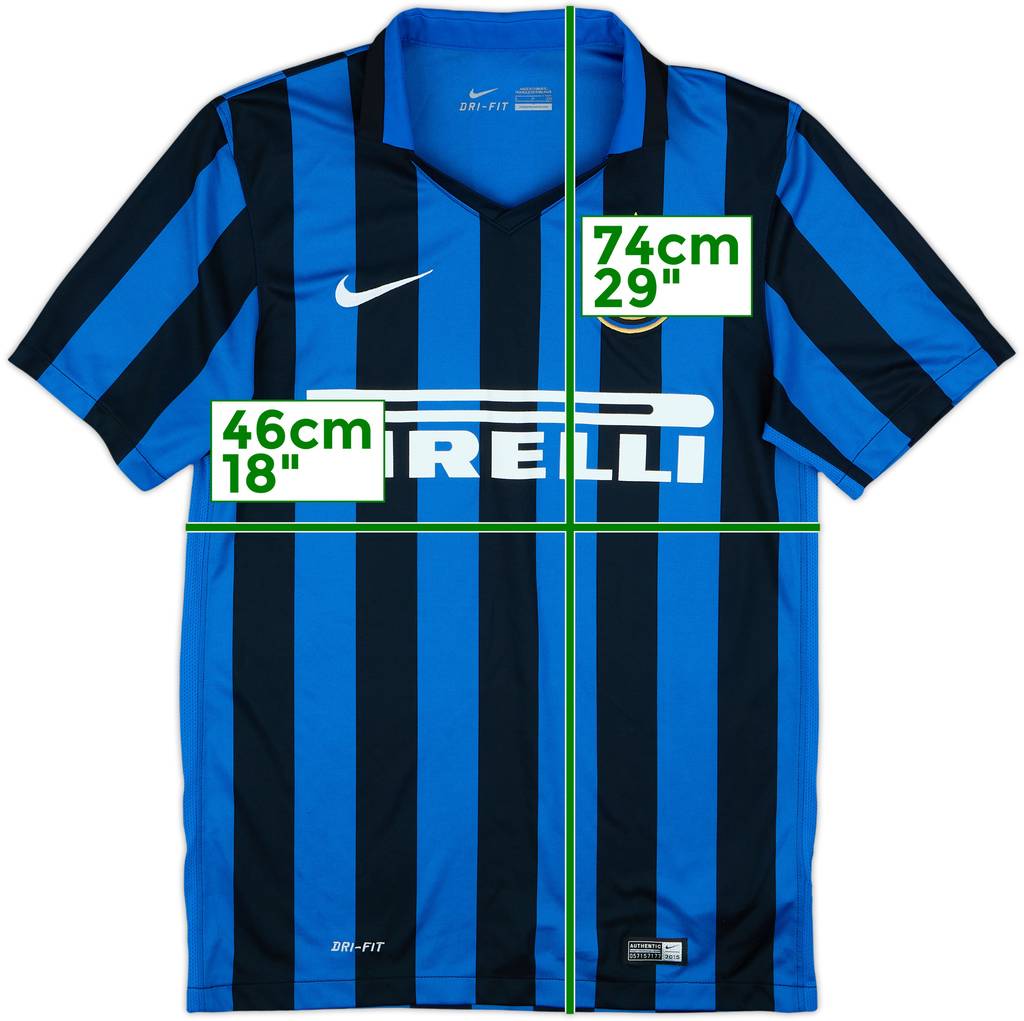 2015-16 Inter Milan Home Shirt - 10/10 - (S)