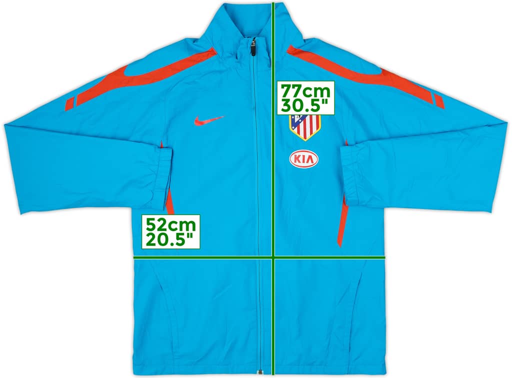 2010-11 Atletico Madrid Nike Track Jacket - 8/10 - (S)