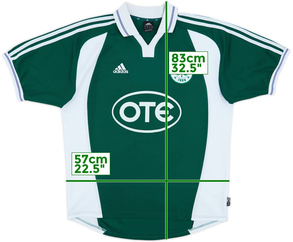 2002-03 Panathinaikos Home Shirt - 8/10 - (L)